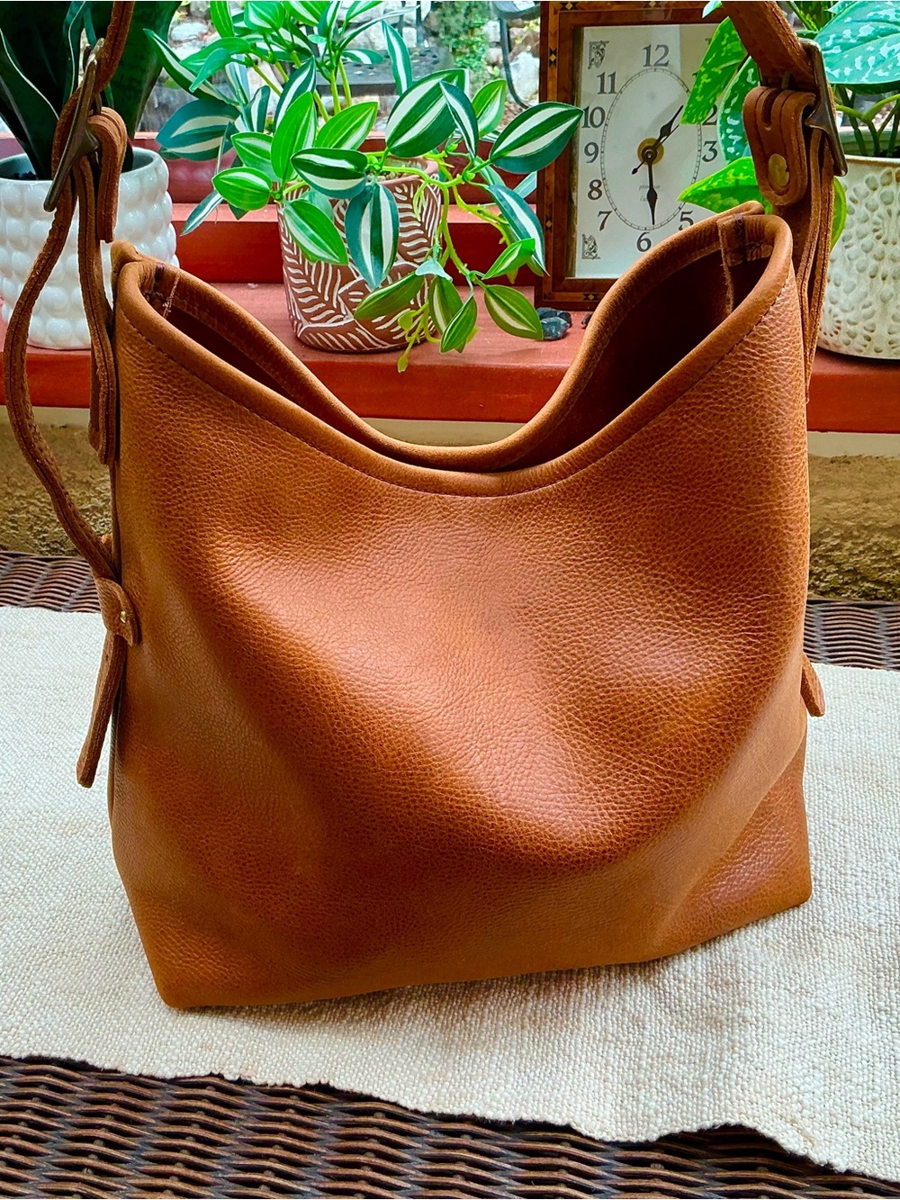 Go Forth Goods Julianne Small Hobo Bag HONEY GFG